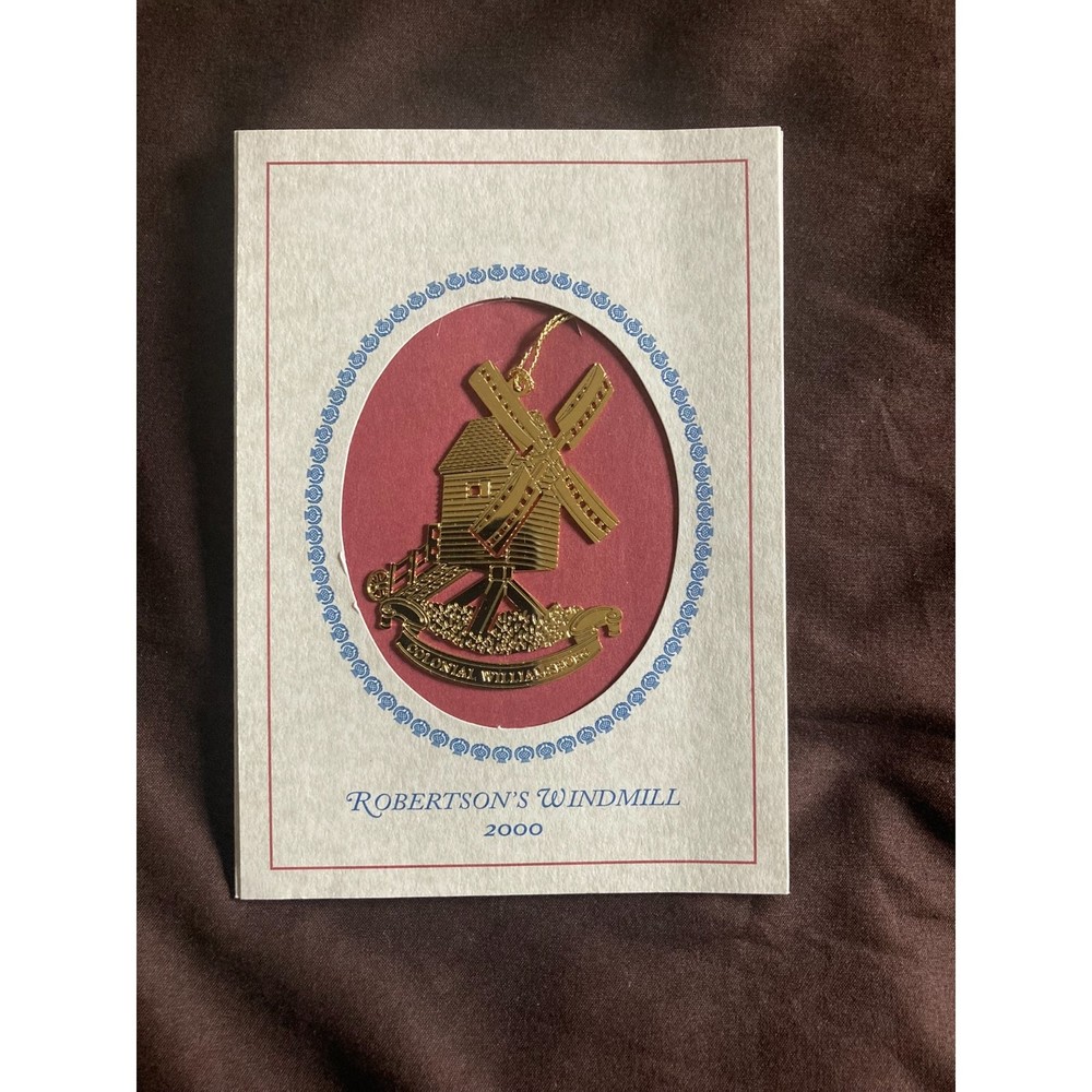 Colonial Williamsburg Foundation Robertson's Windmill 2000 Ornament